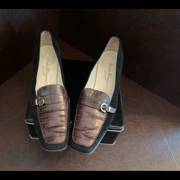 SALVATORE FERRAGAMO Suede shoes - Picture 4 of 4